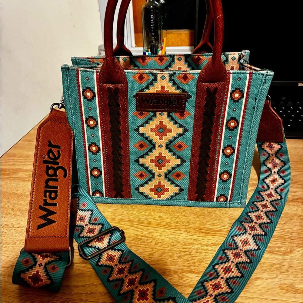 Wrangler Aztec Tote Shoulder Bag